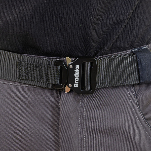 Ремень BRODEKS KM102 (код:KM102black), черный 