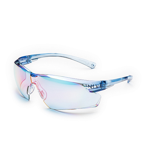 Очки открытые UNIVET 505U.00.00.37, голубая зеркальная линза