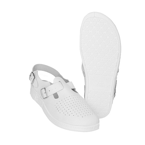 Сандалии (сабо) АЛМИ Михаил (арт 7359-09900(7318-012101)), белый