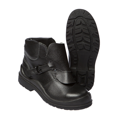 Ботинки для сварщика КП ПУ/Нитрильная резина, арт.900, черный