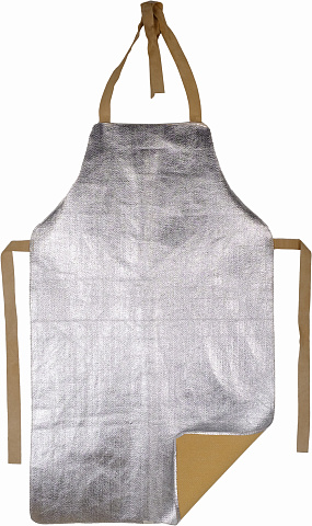 Фартук GELIOS (защита металлурга) арт.114047, металлик, параарамид