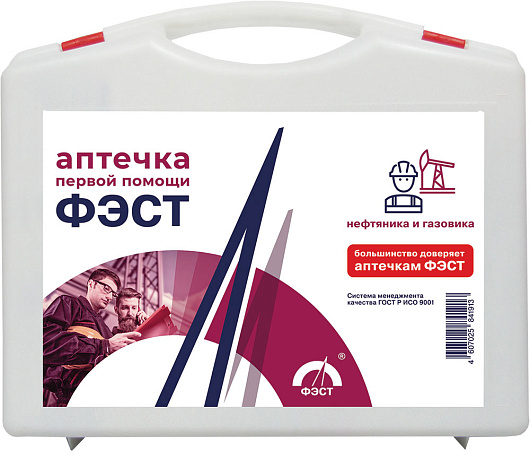 Аптечка ФЭСТ 1212 первой помощи для нефтяника и газовика (футляр-сумка) 