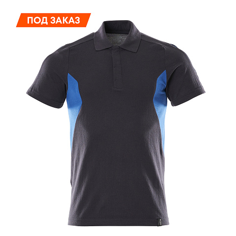 Рубашка поло МАСКОТ арт.18383-961-01091, черный-синий, муж.