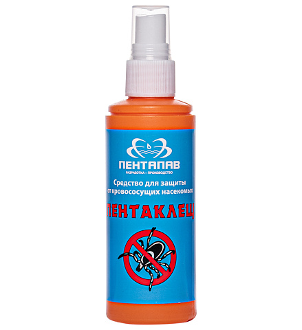 Средство ПЕНТАКЛЕЩ  для защиты от КРОВОСОСУЩИХ насекомых, 100 мл