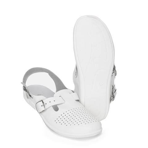 Сандалии (сабо) АЛМИ Лариса (арт.43204-09900(6318-012101)), жен., белый