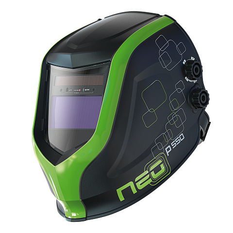 Щиток сварочный Optrel p550 Neo черно-зеленый 4/9-13 DIN, арт 1007.011