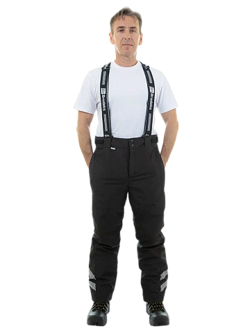 Брюки зимние BRODEKS KW306 (код:KW306BLACK), черный, муж.