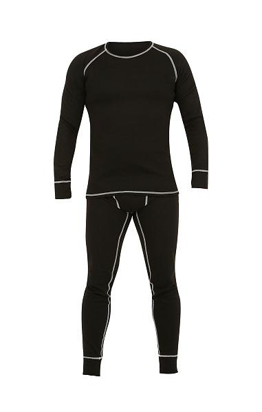 Термобелье "Полар Актив"-"Сиберия" гибридное, муж., черный