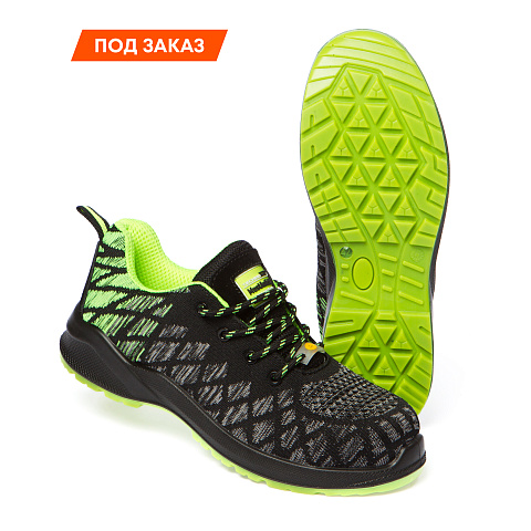 Полуботинки МастАнтистат (MustAntistat) с текстильным верхом КП КС ПУ/ПУ, черный