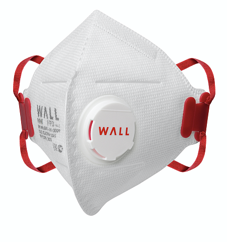 Фильтрующая полумаска складная WALL 99 HK с клапаном FFP3