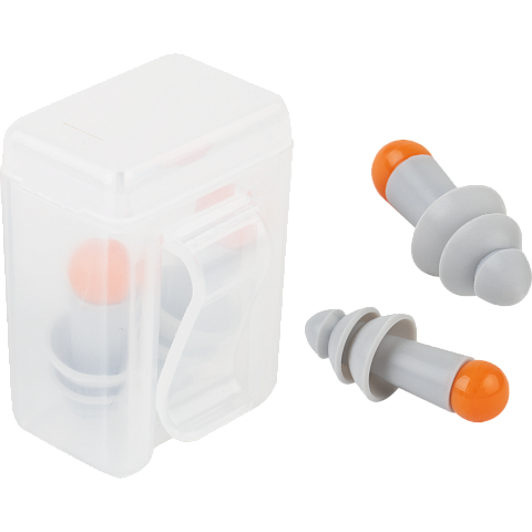 Вкладыши противошумные JETA SAFETY JEM-30 Sonido в пластиковом боксе (33дБ), многоразовые