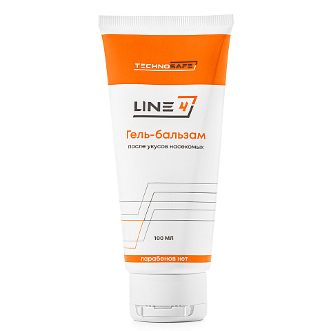 Гель-бальзам LINE 4 после укусов насекомых, 100 мл