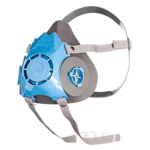 Полумаска (респиратор фильтрующий) со сменными фильтрами UNIX 1100 (Силикон)