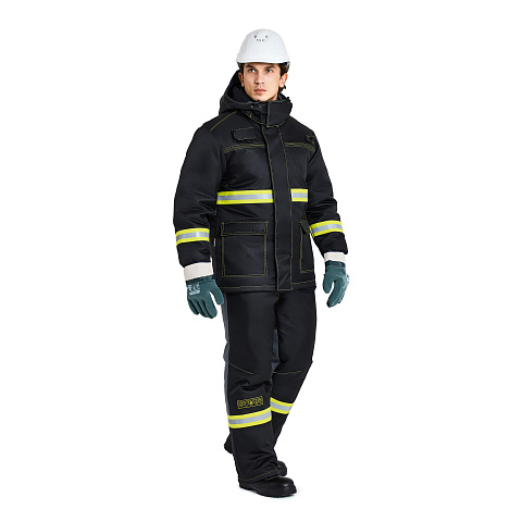 Костюм МастОйл Плюс утепленный (куртка/брюки) Тн 3,4 (IV и «особый» кл. пояс), 2кл.защ. от нефти, се