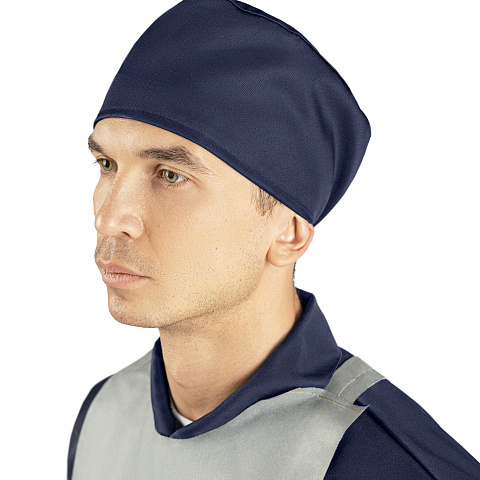 Берет кислотостойкий, К80, 3кл.защиты, 100%пэ, т-синий