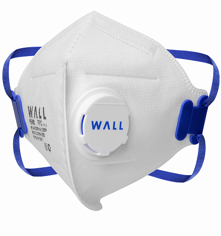 Фильтрующая полумаска складная WALL 95 HK с клапаном FFP2 NR D арт.19502 F