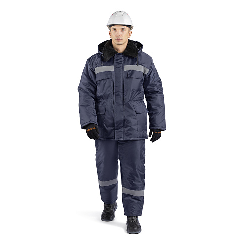 Костюм утепленный муж. Мастер СОП 1 кл.защиты, куртка/пк, Оксфорд, т.-синий